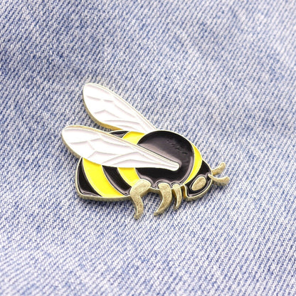 Bumble Bee Enamel Pin Badge Collectors Brooch