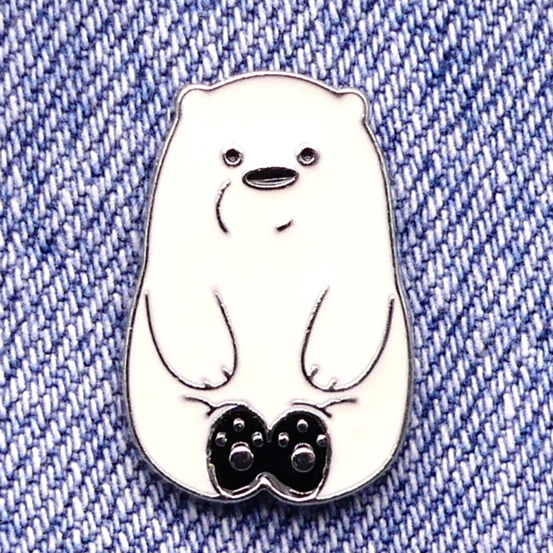 Polar Bear Very Cute Enamel Pin Badge