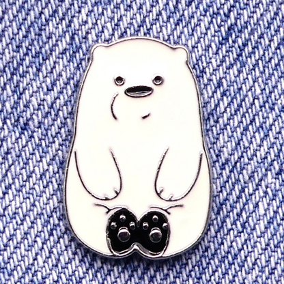 Polar Bear Very Cute Enamel Pin Badge