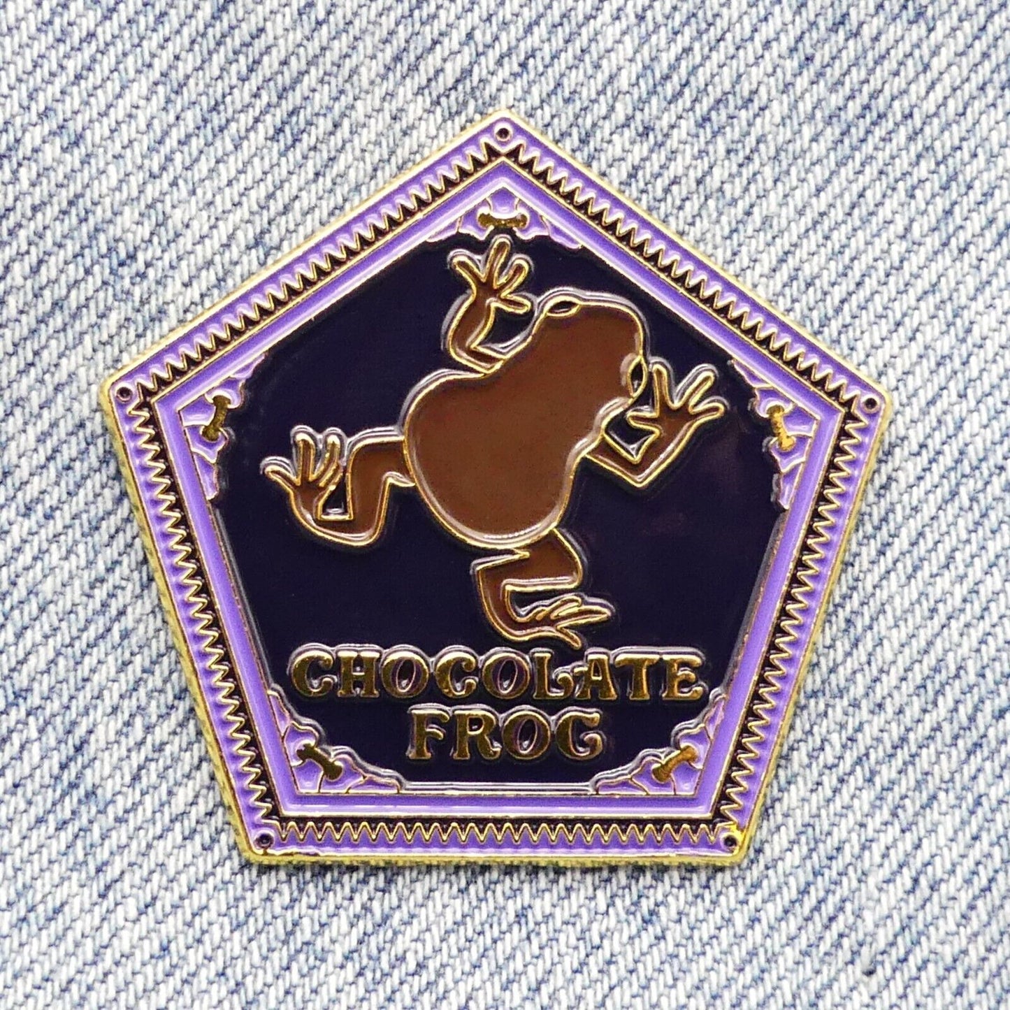 Harry Potter Chocolate Frog Enamel Pin Badge