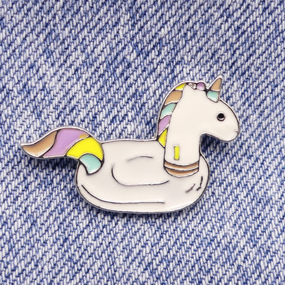 Magical Unicorn Pastel Rainbow Enamel Pin Badge Fantasy Accessory