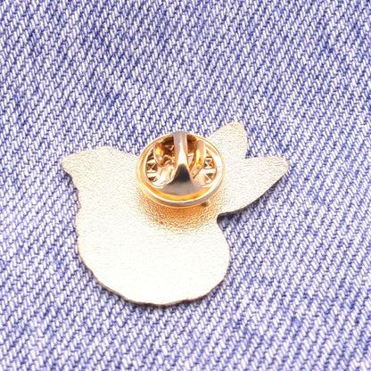 Fox Vixen Enamel Pin Badge